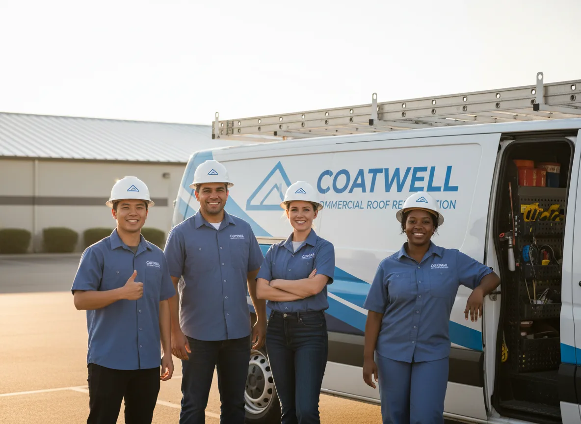 Commercial roof coating company in Friendswood, TX